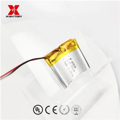 Üretici Kavisli Pil Li Polimer Pil JP403030 350mah